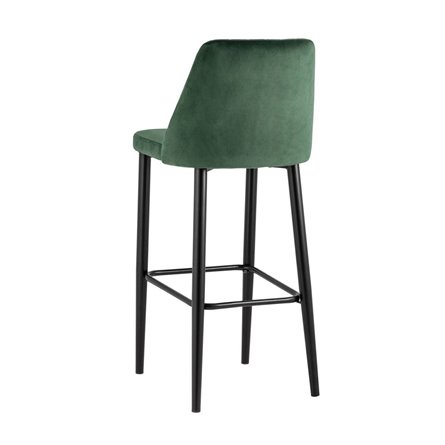 Диего велюр зелёный ножки металл черные