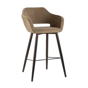 Саймон обивка велюр капучино ножки металл темное дерево