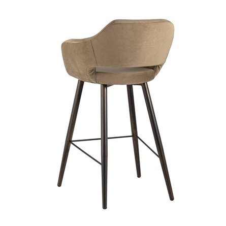 Саймон обивка велюр капучино ножки металл темное дерево