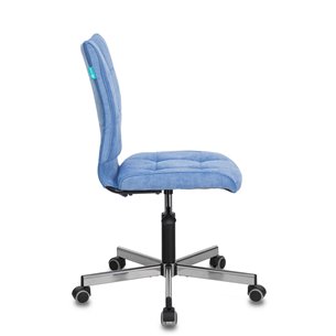 Саймон велюр тёмно-синий ножки металл темное дерево