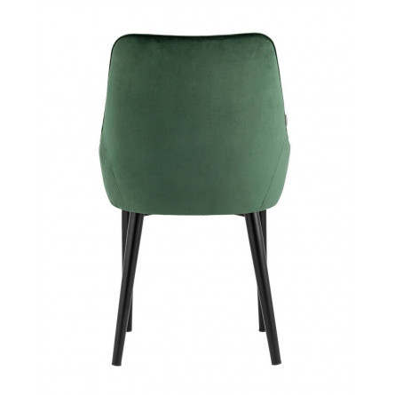 Джоан велюр зелёный ножки металл черные