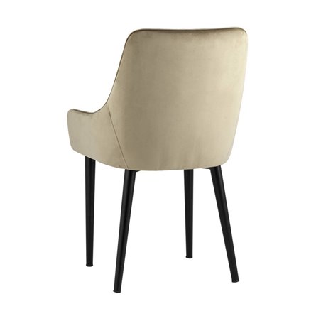 Джоан велюр капучино ножки металл черные