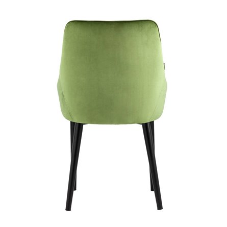 Джоан велюр травяной ножки металл черные