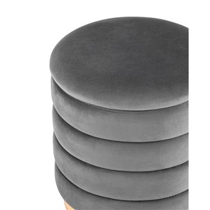 Джоан велюр черный ножки металл черные