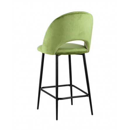 Меган обивка велюр травяной ножки металл черные