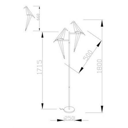 V3075-2TL Birds 2*LED*6W светодиодный