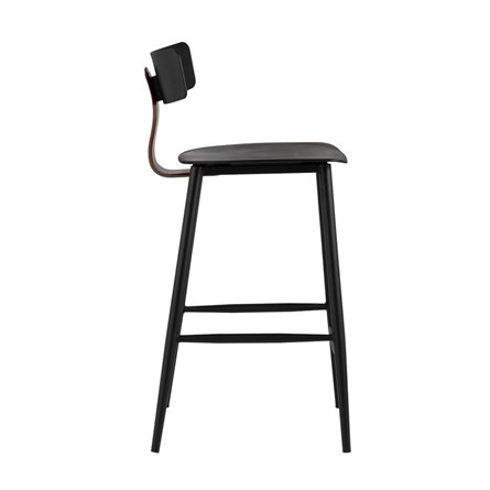 полубарный ANT пластиковый черный вставки экокожа