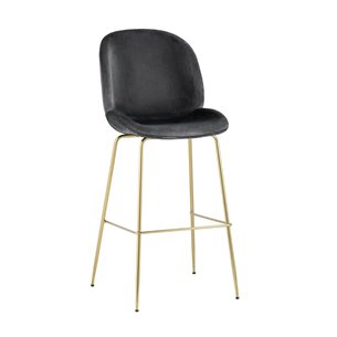 Beetle со спинкой пудровый мягкий каркас металлический