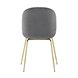 Beetle серый, металлический каркас, бархатная обивка, золотые ножки Beetle серый, металлический каркас, бархатная обивка, золотые ножки