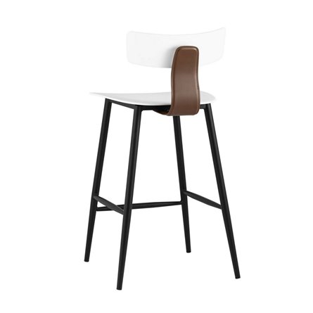 ANT пластиковый белый вставки экокожа