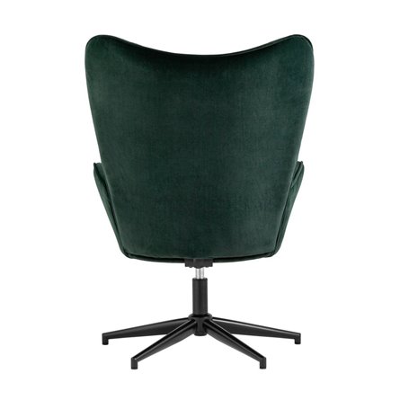 Филадельфия велюр изумрудный ножка черная