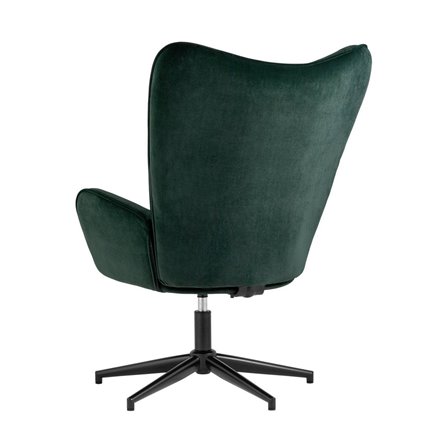 Филадельфия велюр изумрудный ножка черная