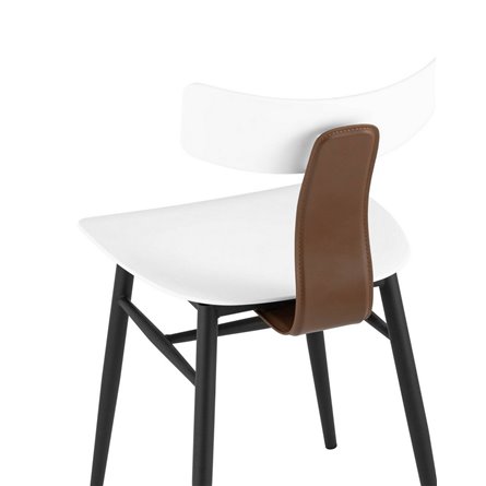 обеденный ANT пластиковый белый вставки экокожа