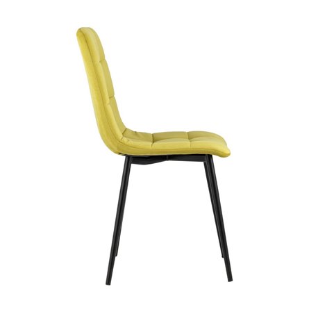 Oliver велюр золотистый ножки металл черные