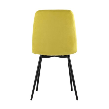 Oliver велюр золотистый ножки металл черные