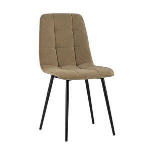 Oliver велюр капучино ножки металл черные