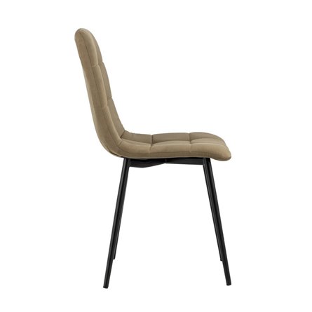 Oliver велюр капучино ножки металл черные