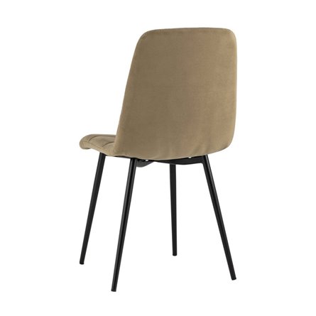 Oliver велюр капучино ножки металл черные