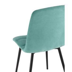 Oliver велюр морской ножки металл черные