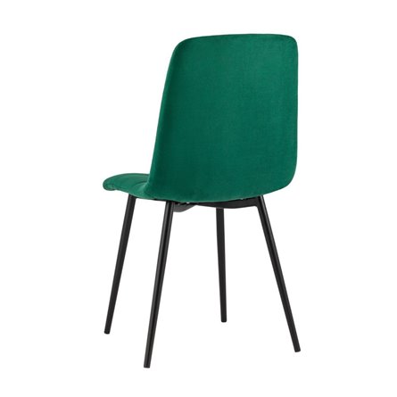 Oliver велюр тёмно-зелёный ножки металл черные