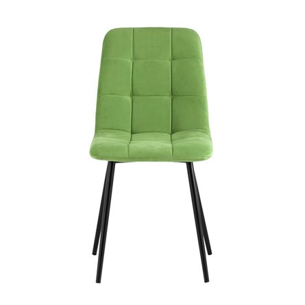 Oliver велюр травяной ножки металл черные