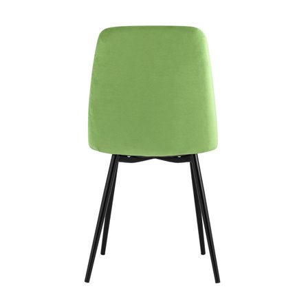 Oliver велюр травяной ножки металл черные