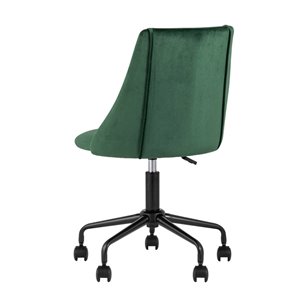 Oliver велюр черный ножки металл черные