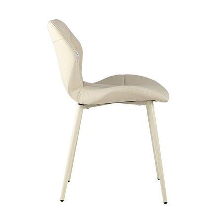 Эдвин обивка экокожа кремовый ножки металл кремовые