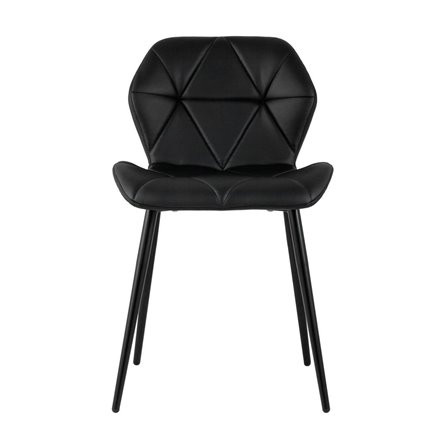 Эдвин обивка экокожа черный ножки металл черные