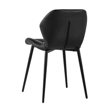 Эдвин обивка экокожа черный ножки металл черные