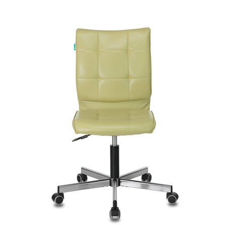 Бюрократ CH-330M/GREEN без подлокотников зеленый Best 79 обивка экокожа крестовина метал