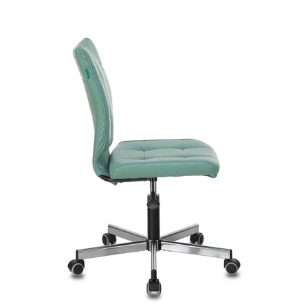 Бюрократ CH-330M/GREY без подлокотников серо-голубой Lincoln 212 обивка экокожа крест