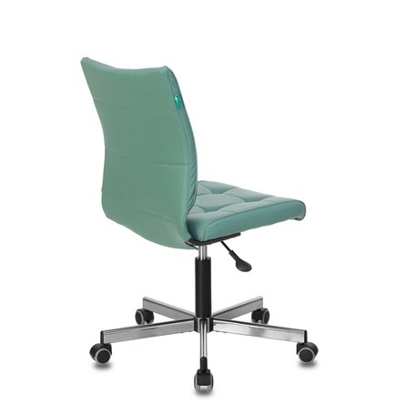 Бюрократ CH-330M/GREY без подлокотников серо-голубой Lincoln 212 обивка экокожа крест