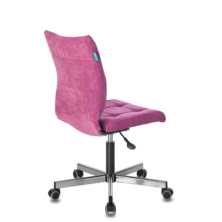 Бюрократ CH-330M/LT-15 без подлокотников малиновый обивка велюр крестовина металл