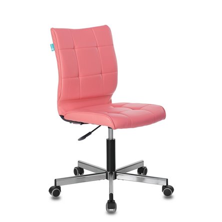 Бюрократ CH-330M/PINK без подлокотников розовый Lincoln 205 обивка экокожа крестовина ме