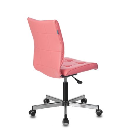 Бюрократ CH-330M/PINK без подлокотников розовый Lincoln 205 обивка экокожа крестовина ме