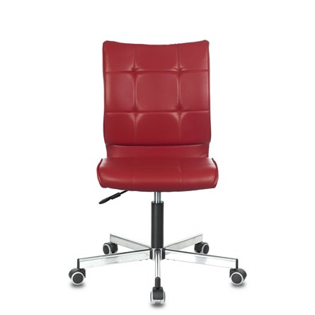 Бюрократ CH-330M/RED без подлокотников красный Next-13 обивка экокожа крестовина металл