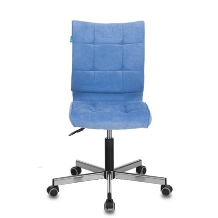 Бюрократ CH-330M/VELV86 голубой Velvet 86 крестовина металл