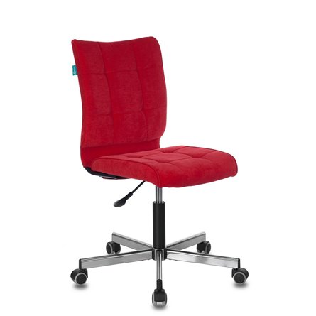 Бюрократ CH-330M/VELV88 красный Velvet 88 крестовина металл