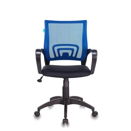 Бюрократ CH-695N/BL/TW-11 спинка сетка синий TW-05 сиденье черный TW-11 обивка сетка/тка
