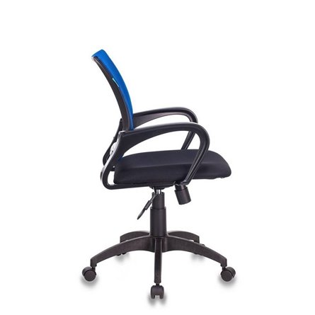 Бюрократ CH-695N/BL/TW-11 спинка сетка синий TW-05 сиденье черный TW-11 обивка сетка/тка