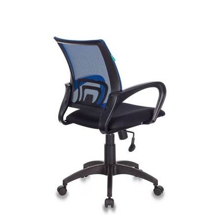 Бюрократ CH-695N/BL/TW-11 спинка сетка синий TW-05 сиденье черный TW-11 обивка сетка/тка