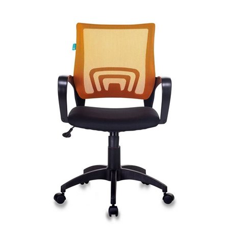 Бюрократ CH-695N/OR/TW-11 спинка сетка оранжевый TW-38-3 сиденье черный TW-11 обивка сет