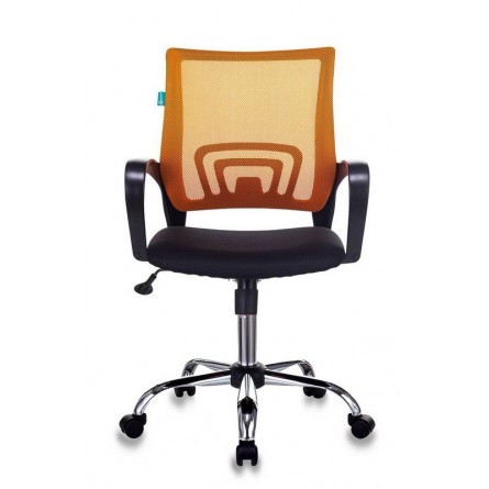 Бюрократ CH-695N/SL/OR/BLACK спинка сетка оранжевый TW-38-3 сиденье черный TW-11 крестов