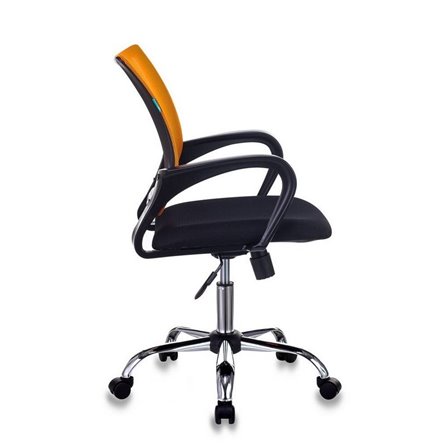 Бюрократ CH-695N/SL/OR/BLACK спинка сетка оранжевый TW-38-3 сиденье черный TW-11 крестов