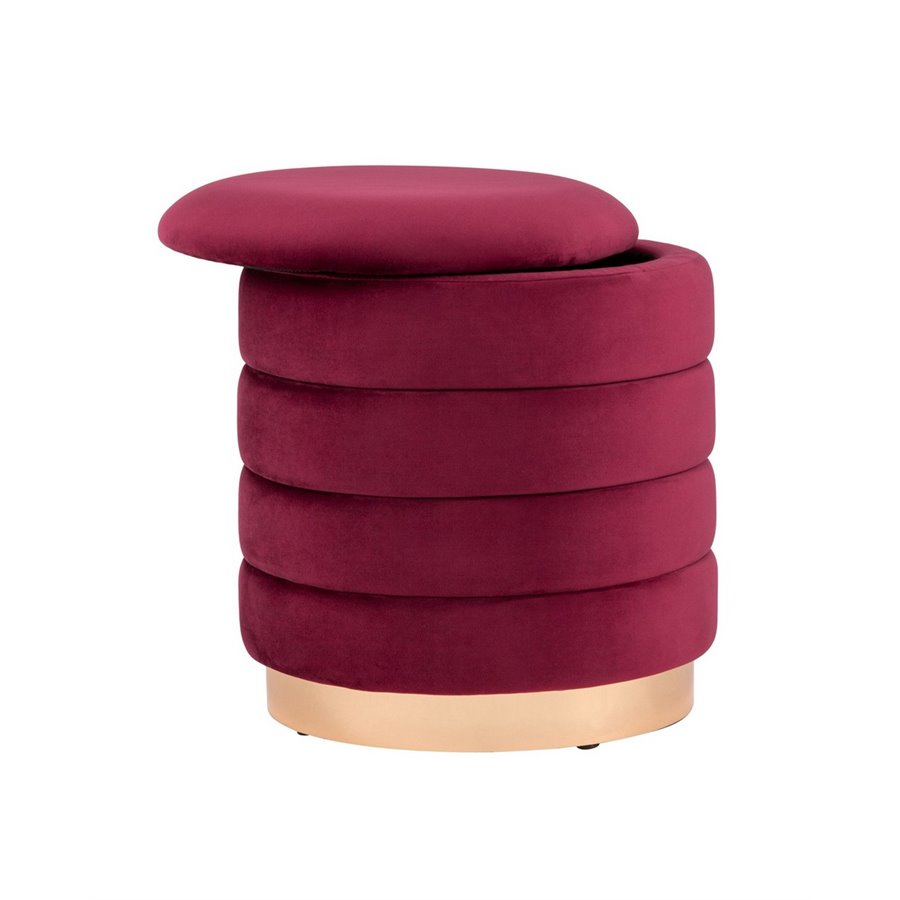 Барбара велюр пыльно-розовый ножки из металла черные