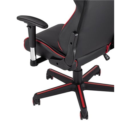 TopChairs Racer черно-красное геймерское