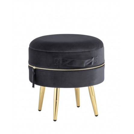 Пуф Тильда велюр антрацит