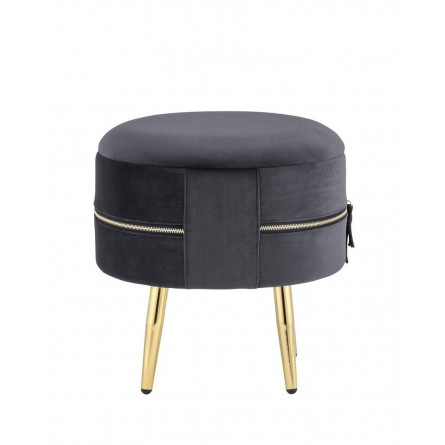 Пуф Тильда велюр антрацит