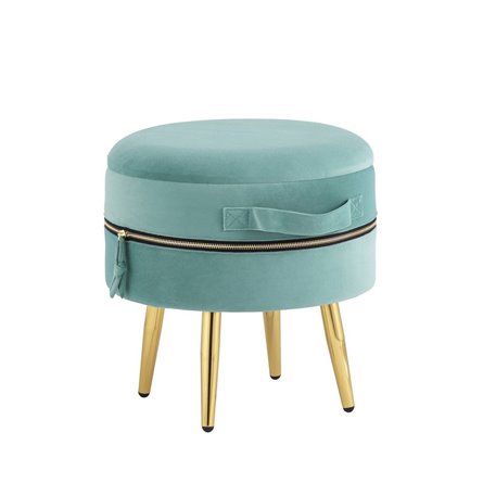 Пуф Тильда велюр мятный